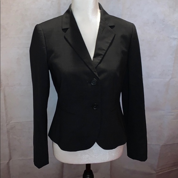 J Crew Black Button Front Blazer Fully Lined Sharp - Picture 1 of 13